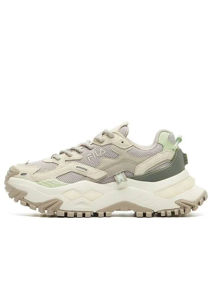 Кроссовки (WMNS) Fila Fusion Shoes 'Cream Beige' — изображение 1 из 4, бежевый