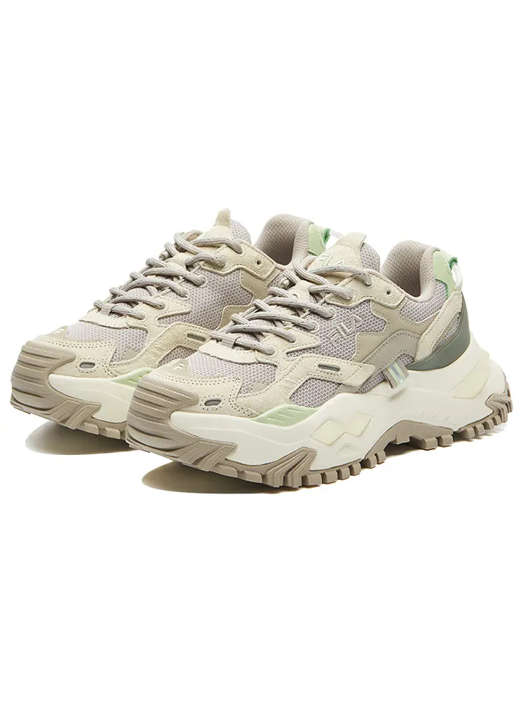 Кроссовки (WMNS) Fila Fusion Shoes 'Cream Beige' — изображение 2 из 4, бежевый