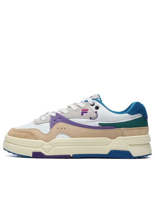Кроссовки low-top skate sneakers 'white blue khaki' Fila Fusion — изображение 1 из 4, белый/синий/хаки/бежевый