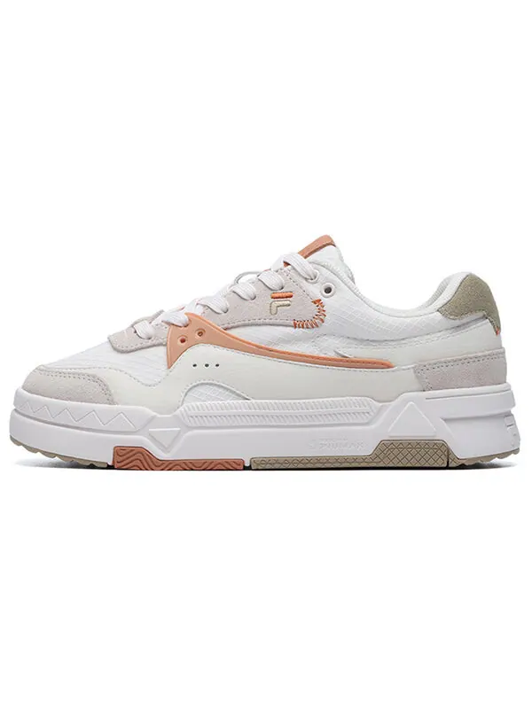 Кроссовки low-top skate sneakers 'white orange' Fila Fusion — изображение 2 из 4, белый/оранжевый/бежевый