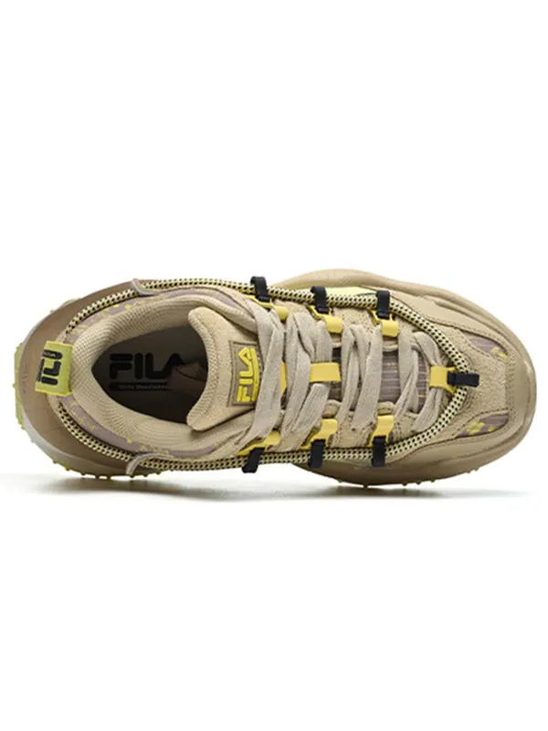 Кроссовки qd96 x white mountaineering sneakers 'beige yellow' Fila Fusion — изображение 3 из 4, бежевый/желтый/белый