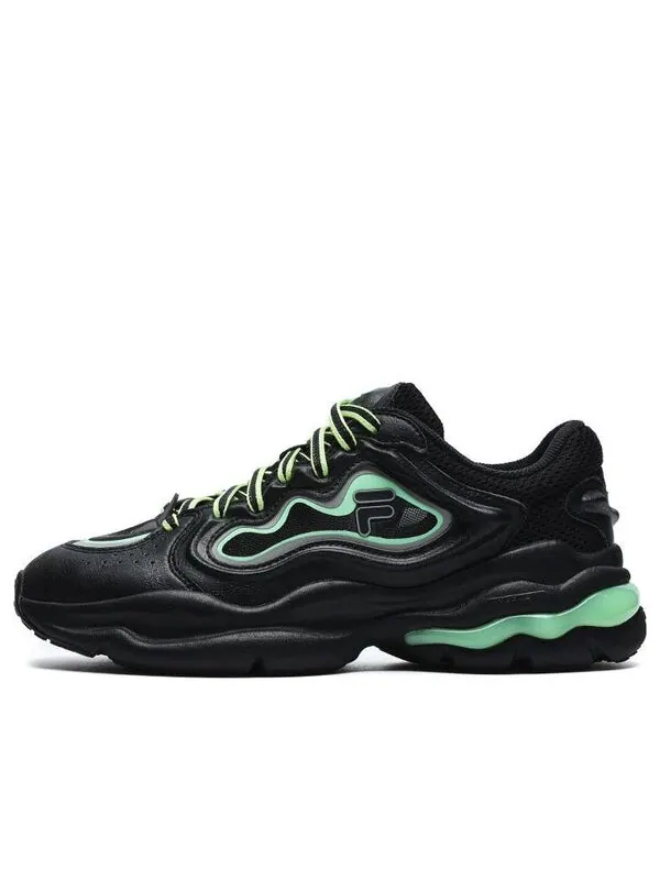 Кроссовки palatte sneakers 'black green' Fila Fusion — изображение 1 из 4, черный/серый/зеленый