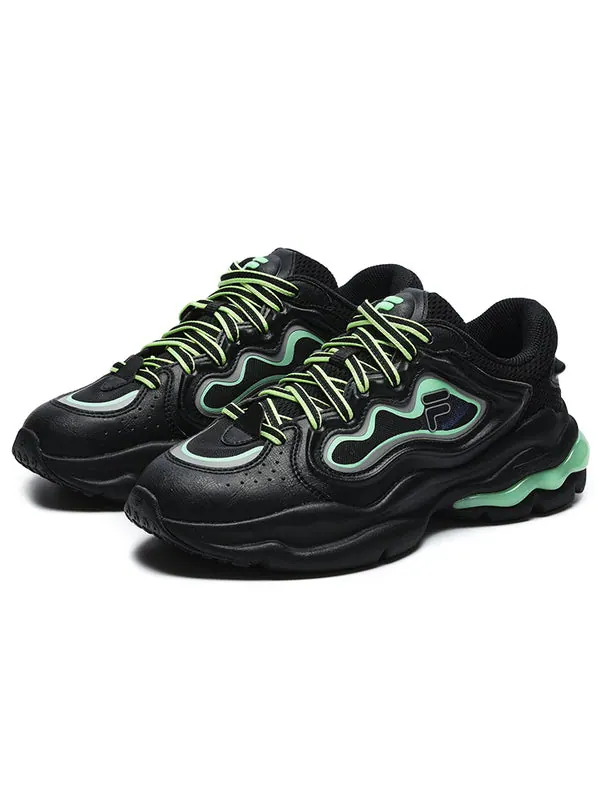 Кроссовки palatte sneakers 'black green' Fila Fusion — изображение 2 из 4, черный/серый/зеленый