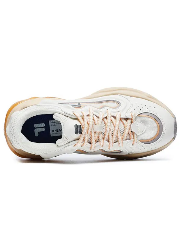 Кроссовки palatte sneakers 'white yellow' Fila Fusion — изображение 3 из 4, белый/желтый/бежевый