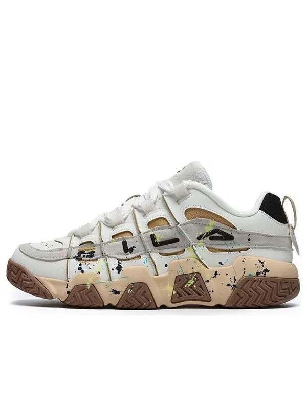 Кроссовки ade barricade sneakers 'white beige brown' Fila Fusion — изображение 1 из 4, белый/бежевый/коричневый