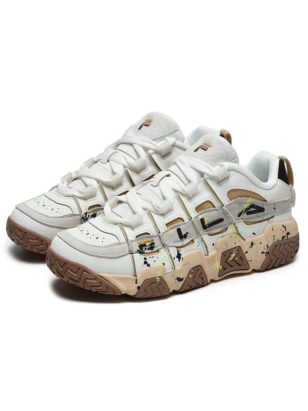 Кроссовки ade barricade sneakers 'white beige brown' Fila Fusion — изображение 2 из 4, белый/бежевый/коричневый