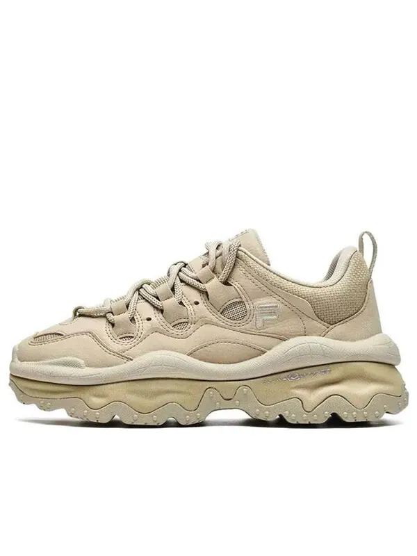 Кроссовки qd96 athletic shoes 'beige' Fila Fusion — изображение 1 из 4, бежевый/белый