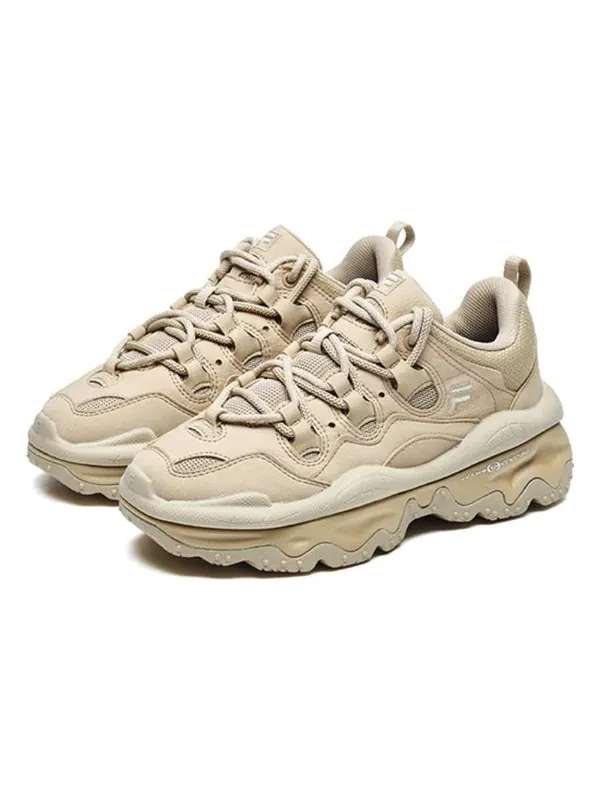 Кроссовки qd96 athletic shoes 'beige' Fila Fusion — изображение 2 из 4, бежевый/белый