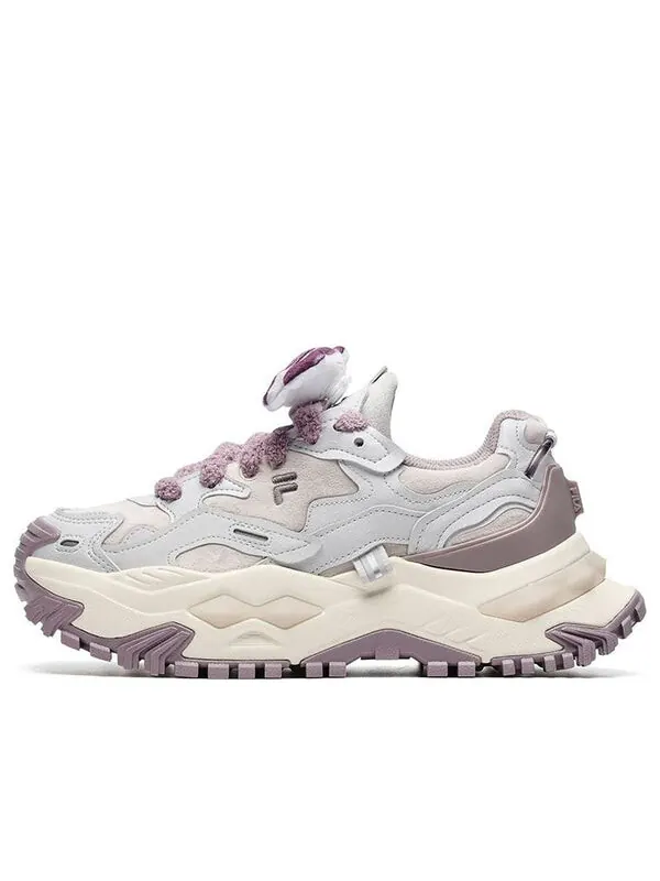 Кроссовки bianco sneakers 'white purple' Fila Fusion — изображение 1 из 4, белый/фиолетовый