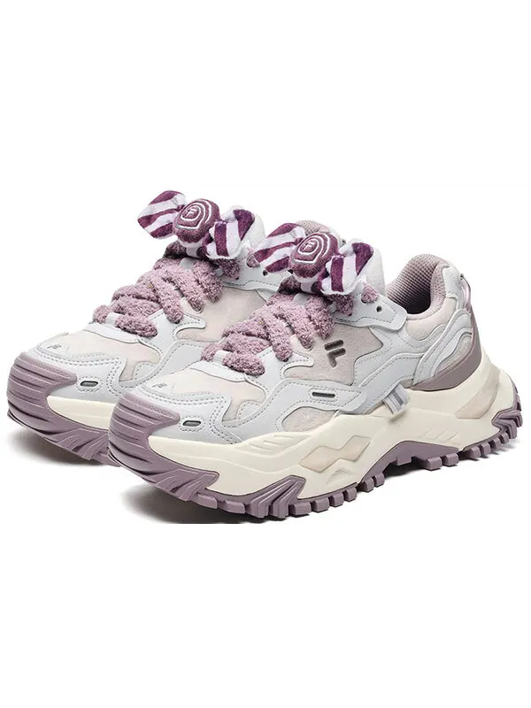 Кроссовки bianco sneakers 'white purple' Fila Fusion — изображение 2 из 4, белый/фиолетовый