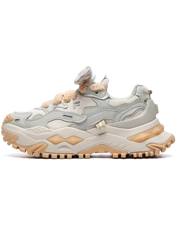 Кроссовки bianco sneakers 'grey orange' Fila Fusion — изображение 2 из 4, серый/белый/оранжевый