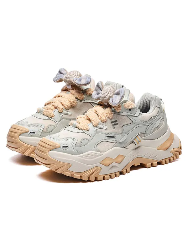 Кроссовки bianco sneakers 'grey orange' Fila Fusion — изображение 3 из 4, серый/белый/оранжевый
