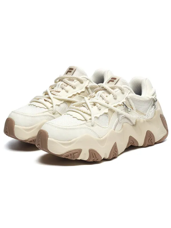 Кроссовки fashion daddy shoes 'white beige' Fila Fusion — изображение 2 из 4, белый/бежевый/коричневый