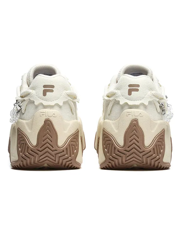 Кроссовки fashion daddy shoes 'white beige' Fila Fusion — изображение 4 из 4, белый/бежевый/коричневый