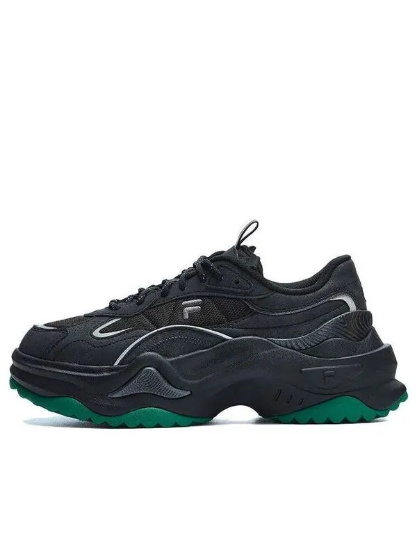 Кроссовки bianco 2 sneakers 'black green' Fila Fusion — изображение 1 из 4, черный/зеленый