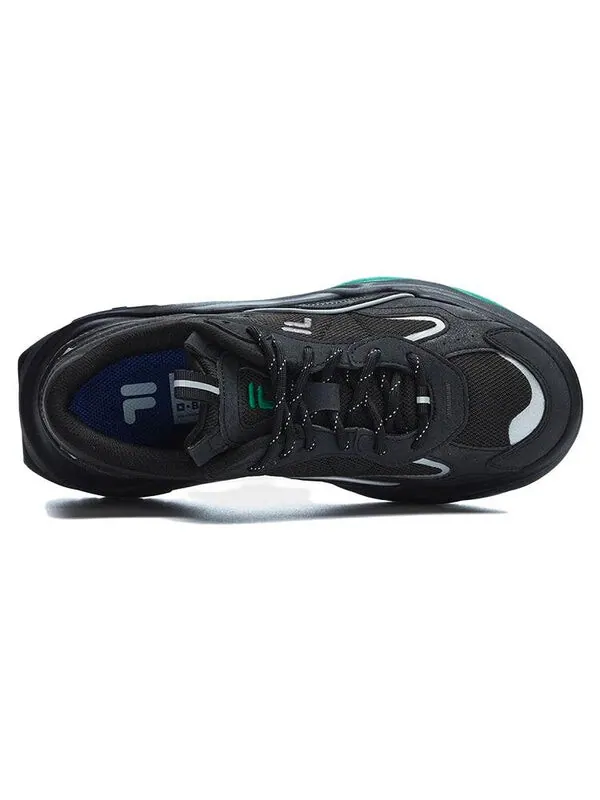 Кроссовки bianco 2 sneakers 'black green' Fila Fusion — изображение 3 из 4, черный/зеленый