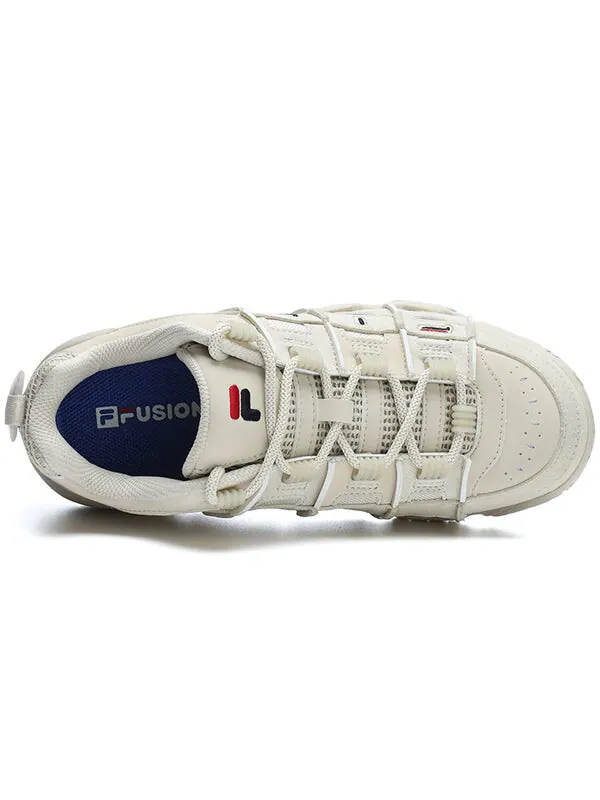 Кроссовки ade barricade sneakers 'beige white' Fila Fusion — изображение 3 из 4, бежевый/белый