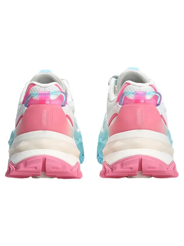 Кроссовки bianco tecno-piumax sneakers 'white blue pink' Fila Fusion — изображение 3 из 4, белый/розовый/синий