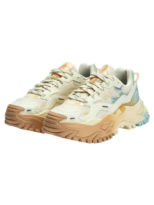 Кроссовки bianco tecno-piumax sneakers 'white brown blue' Fila Fusion — изображение 2 из 4, белый/коричневый/синий