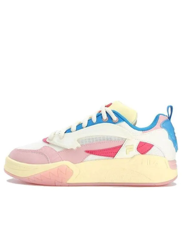 Кроссовки lifestyle basketball heritage sneakers 'white blue pink' Fila Fusion — изображение 1 из 4, белый/розовый/синий
