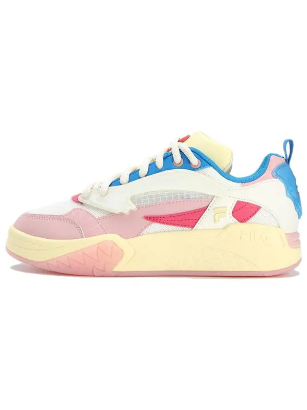 Кроссовки lifestyle basketball heritage sneakers 'white blue pink' Fila Fusion — изображение 2 из 4, белый/розовый/синий