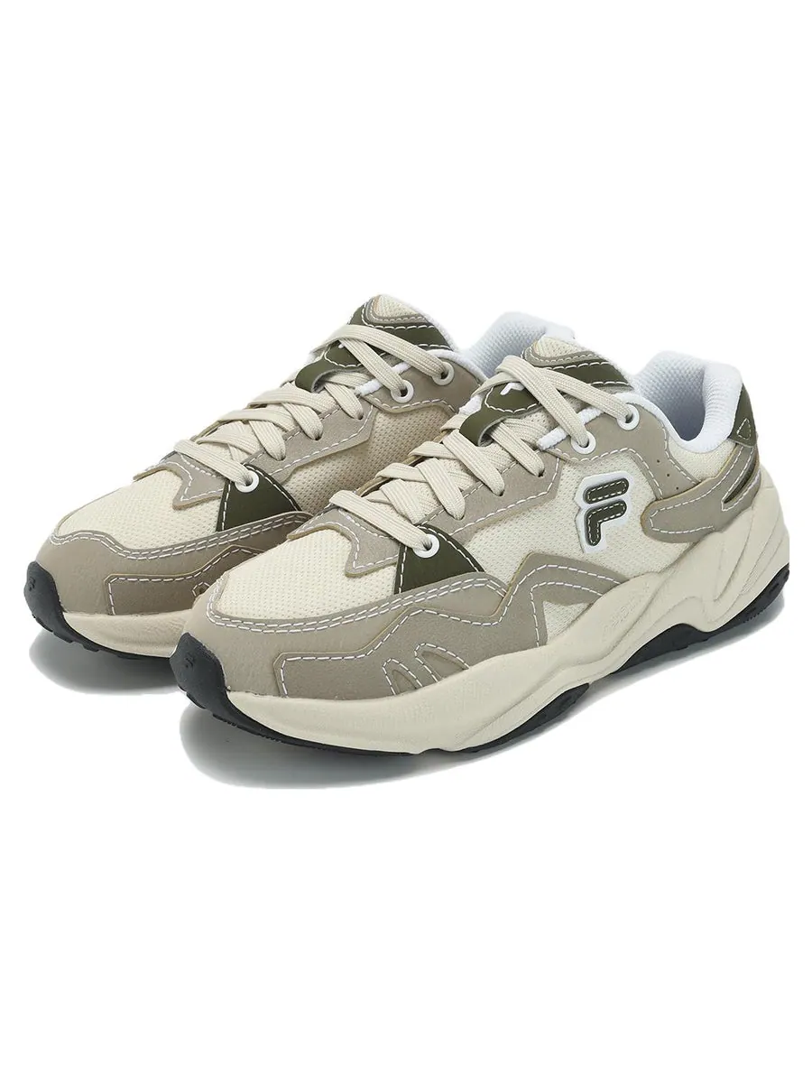 Кроссовки (WMNS) FILA Flash Sneakers 'Cream White Green' — изображение 2 из 4, белый