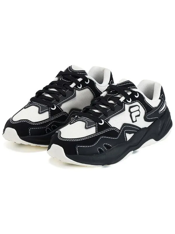 Кроссовки flash sneakers 'black white' Fila Fusion — изображение 2 из 4, черный/белый