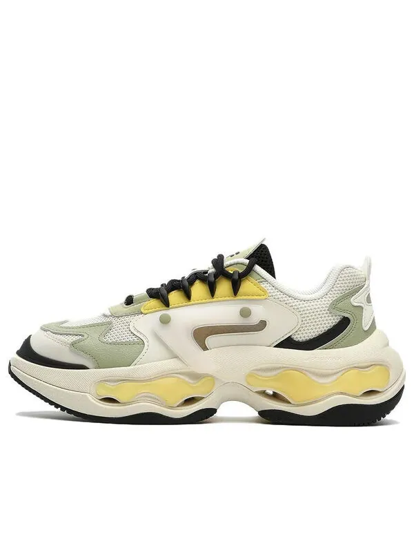 Кроссовки nebula sneakers 'white yellow green' Fila Fusion — изображение 1 из 4, белый/желтый/зеленый