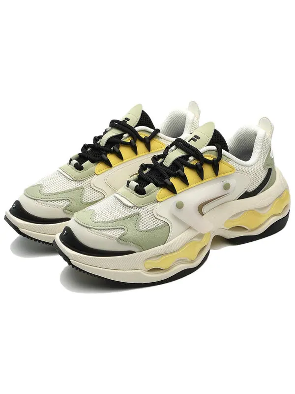 Кроссовки nebula sneakers 'white yellow green' Fila Fusion — изображение 2 из 4, белый/желтый/зеленый