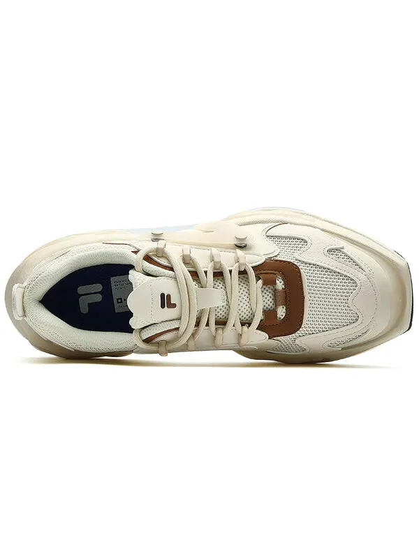 Кроссовки nebula sneakers 'cream white' Fila Fusion — изображение 3 из 4, кремовый белый/бежевый