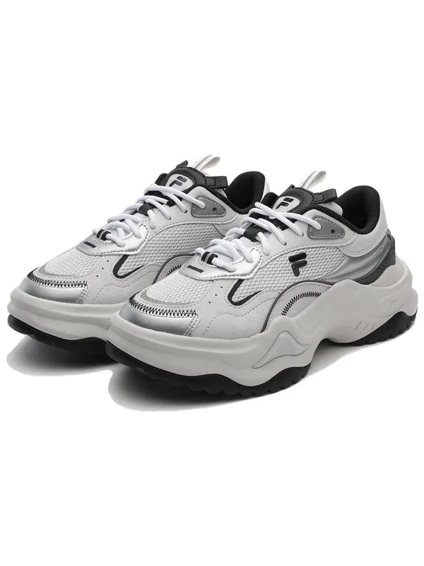 Кроссовки bianco ii sneakers 'white silver black' Fila Fusion — изображение 2 из 4, белый/серебристый/черный