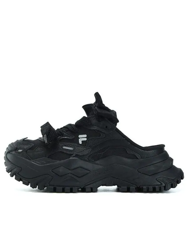 Тапочки bianco mule slippers 'black' Fila Fusion