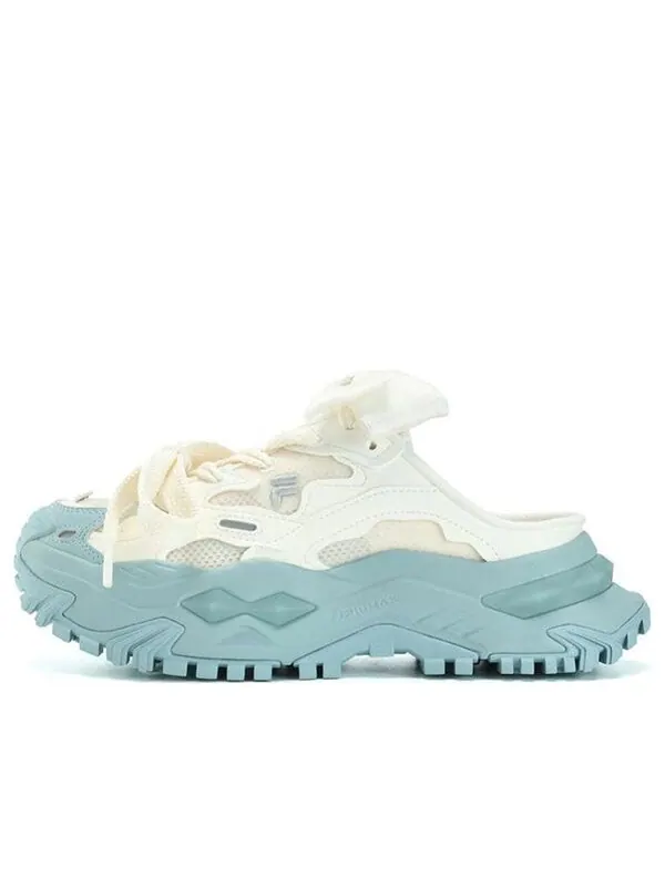 Тапочки bianco mule slippers 'white blue' Fila Fusion — изображение 1 из 4, синий/белый