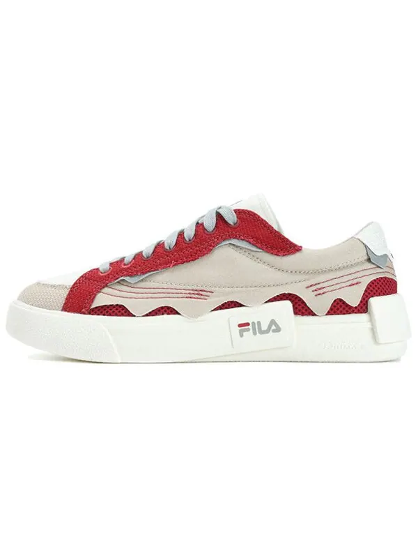 Кроссовки pop skate shoes 'red beige white' Fila Fusion — изображение 2 из 4, красный/белый/бежевый