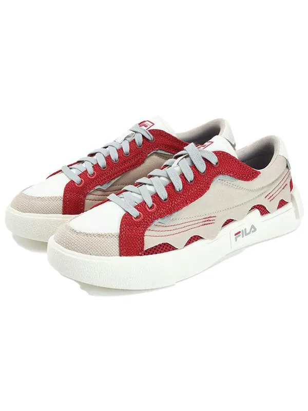 Кроссовки pop skate shoes 'red beige white' Fila Fusion — изображение 3 из 4, красный/белый/бежевый