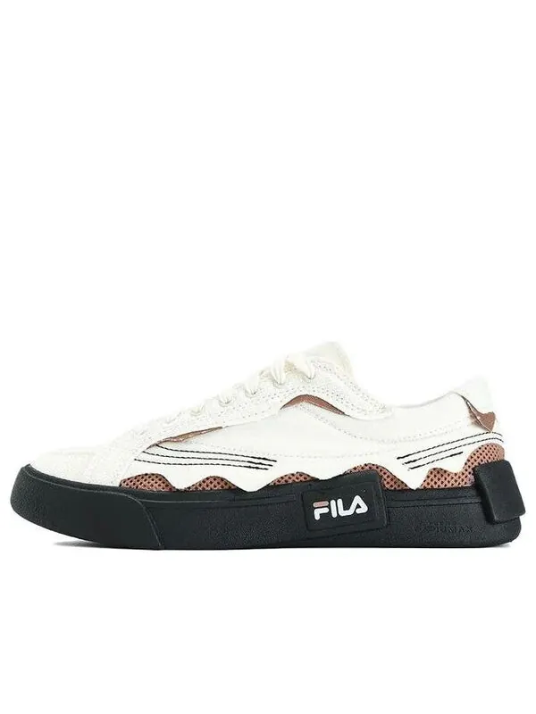 Кроссовки pop skate shoes 'white black' Fila Fusion — изображение 1 из 4, белый/черный/коричневый