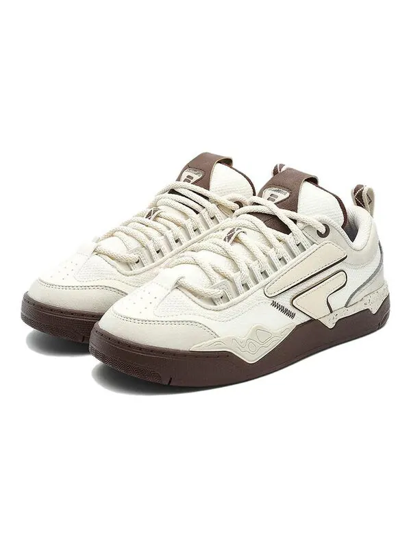 Кроссовки nollie sneakers 'white beige' Fila Fusion — изображение 2 из 4, белый/бежевый/коричневый
