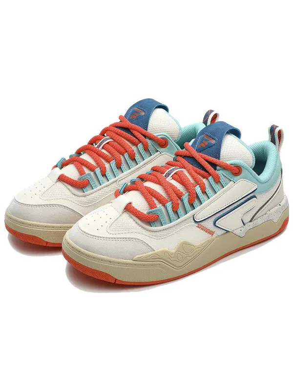 Кроссовки nollie sneakers 'white orange blue' Fila Fusion — изображение 2 из 4, белый/оранжевый/синий
