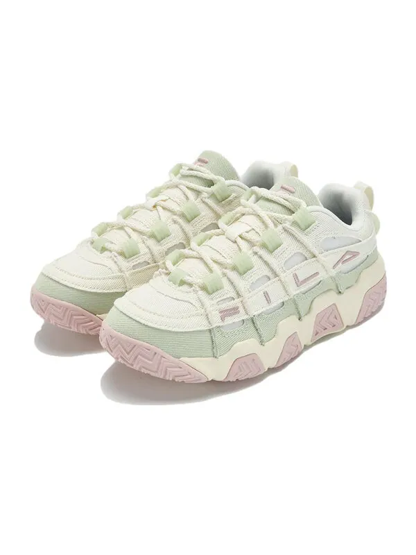 Кроссовки barricade basketball shoes 'white green pink' Fila — изображение 3 из 4, белый/зеленый/розовый