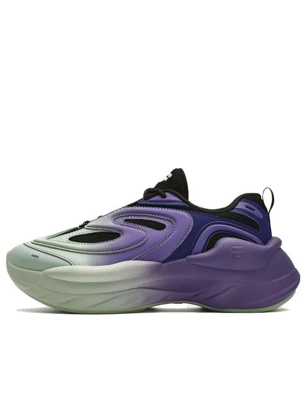 Кроссовки fashion daddy shoes 'green purple black' Fila Fusion