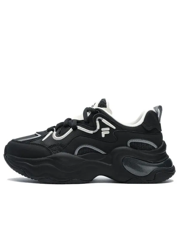 Кроссовки fusion bubble platform 'black' Fila — изображение 1 из 4, черный/белый