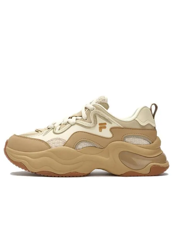 Кроссовки bubble platform sneakers 'white tan' Fila Fusion