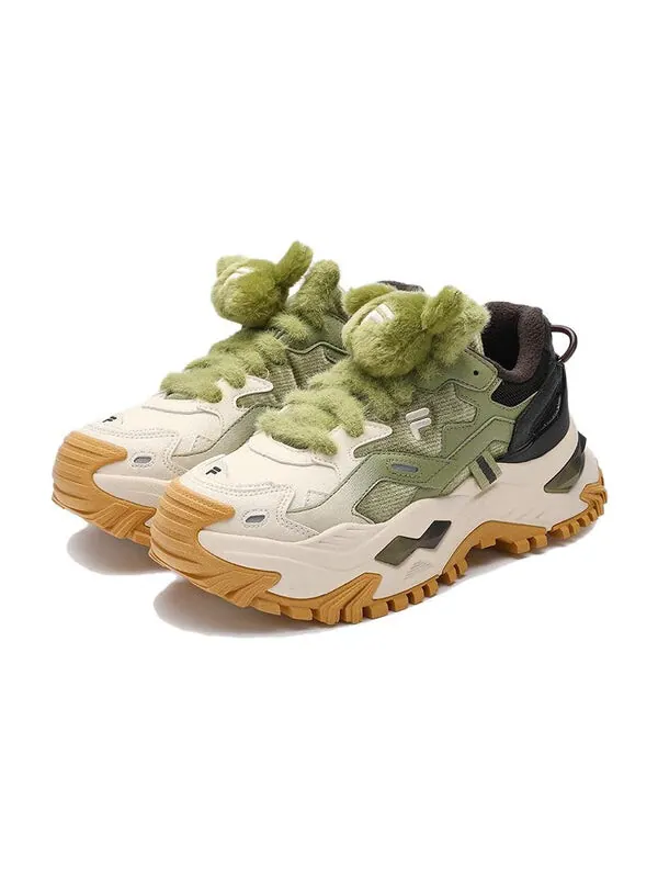 Кроссовки bianco sneakers 'white green black' Fila Fusion — изображение 3 из 4, белый/зеленый/черный