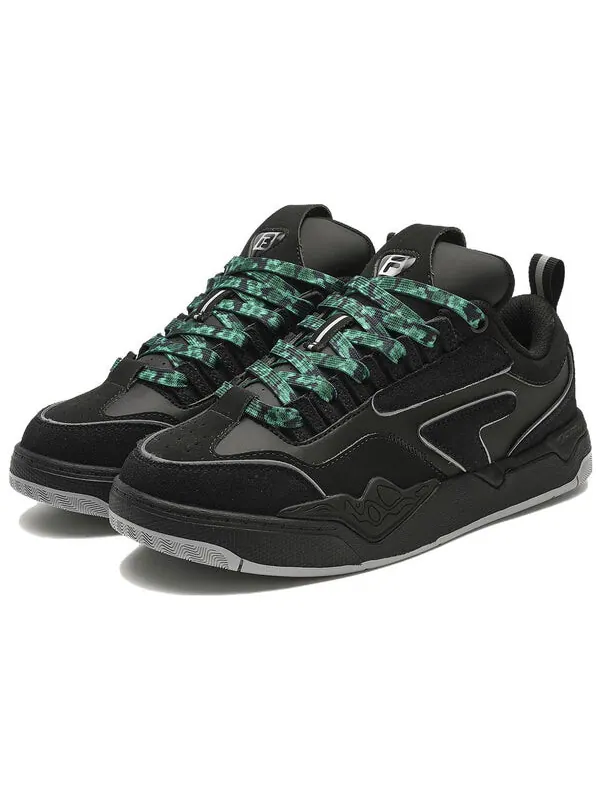 Кроссовки nollie x beams sneakers 'black green' Fila Fusion — изображение 2 из 4, черный/зеленый