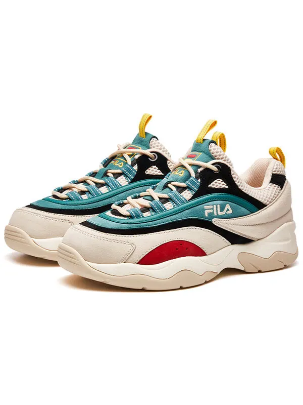 Кроссовки fila ray classic sport shoes green/white/red Fila Fusion — изображение 2 из 4, зеленый, белый, красный