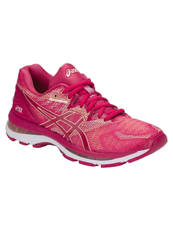 Кроссовки гель нимбус 20 Asics — изображение 4 из 4, розовый красный