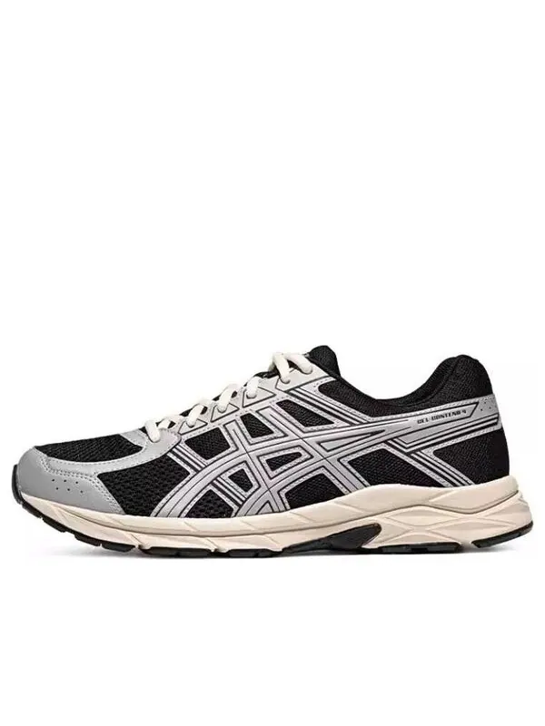 Кроссовки гелевые contend 4 кроссовки для бега Asics — изображение 1 из 4, черный/белый/серебристый