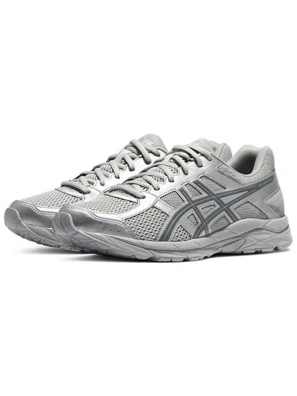 Кроссовки гель contend 4 Asics — изображение 2 из 4, серебристый серый
