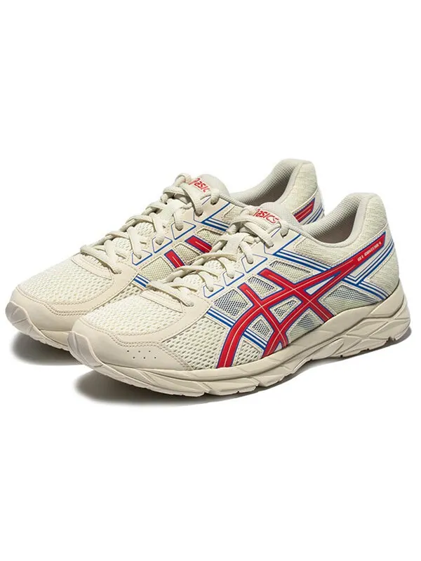 Кроссовки gel contend 4 Asics — изображение 2 из 4, кремовый/красный