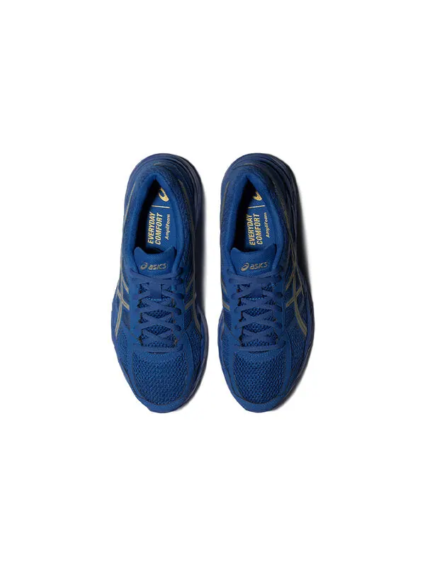 Кроссовки гель contend 4 Asics — изображение 3 из 4, синий/золотистый